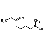 CAS 登录号：759442-14-3， 甲基5-(二甲基氨基)戊亚氨酸酯