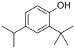 CAS 登录号：7597-97-9， 2-叔丁基-4-异丙基苯酚