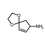 CAS 登录号：75988-63-5， 1,4-二氧杂螺[4.4]壬-8-烯-7-胺