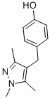 CAS#: 75999-00-7, 4-[(1,3,5-Trimethyl-1H-Pyrazol-4-Yl)Methyl]Benzenol