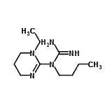 CAS 登录号：760885-51-6， 1-丁基-1-(1-乙基-1,4,5,6-四氢-2-嘧啶基)胍