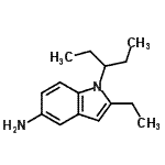 CAS 登录号：760917-49-5， 2-乙基-1-(3-戊烷基)-1H-吲哚-5-胺