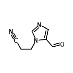 CAS 登录号：760971-43-5， 3-(5-甲酰基-1H-咪唑-1-基)丙腈