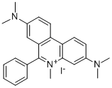 CAS 登录号:76109-93-8, N,N,N',N',5-五甲基-6-苯基菲啶-5-鎓-3,8-二胺碘化物