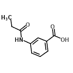 CAS 登录号：76208-99-6， 3-(丙酰基氨基)苯甲酸