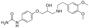 CAS#: 76210-78-1, [4-[3-[2-(3,4-Dimethoxyphenyl)Ethylamino]-2-Hydroxypropoxy]Phenyl]Urea