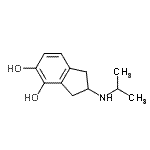 CAS 登录号：762194-44-5， 2-(异丙基氨基)-4,5-茚满二醇