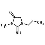 CAS 登录号：762213-36-5， 2-亚氨基-3-甲基-1-丙基-4-咪唑烷酮