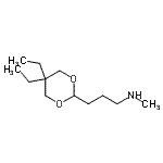 CAS 登录号：762217-18-5， 3-(5,5-二乙基-1,3-二恶烷-2-基)-N-甲基-1-丙胺