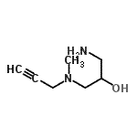 CAS 登录号：762217-92-5， 1-氨基-3-[甲基(2-丙炔-1-基)氨基]-2-丙醇