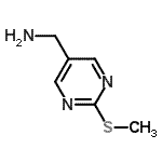 CAS 登录号：762219-70-5， 1-[2-(甲硫基)-5-嘧啶基]甲胺