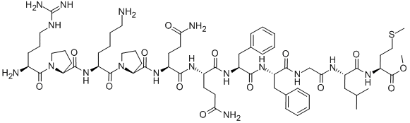 CAS#: 76260-78-1, Arg-Pro-Lys-Pro-Gln-Gln-Phe-Phe-Gly-Leu-Met-Ome