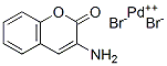 CAS 登录号:76295-01-7, 顺式-二(2-氧代-2H-1-苯并吡喃-3-基氨合)二溴钯(II)
