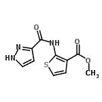 CAS 登录号：763107-52-4， 甲基2-[(1H-吡唑-3-基羰基)氨基]-3-噻吩羧酸酯