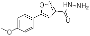 CAS 登录号：763109-56-4， 5-(4-甲氧基苯基)-1,2-恶唑-3-甲酰肼