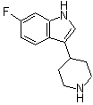 CAS 登录号：76315-55-4， 6-氟-3-(4-哌啶基)-1H-吲哚