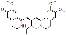 CAS 登录号：7633-29-6， 九节碱