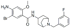 CAS 登录号：76351-95-6， 4-氨基-5-溴-N-[8-[(3-氟苯基)甲基]-8-氮杂双环[3.2.1]辛烷-3-基]-2-甲氧基苯甲酰胺