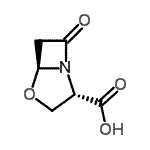 CAS 登录号：763871-99-4， (2S,5S)-7-氧代-4-氧杂-1-氮杂双环[3.2.0]庚烷-2-羧酸
