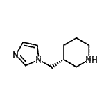 CAS 登录号：763919-35-3， (3R)-3-(1H-咪唑-1-基甲基)哌啶