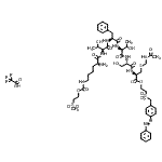 CAS 登录号：76408-71-4， 2-{[4-(苯基偶氮)苄基]磺酰基}乙基N<sup>6</sup>-{[2-(甲基磺酰基)乙氧基]羰基}-L-赖氨酰-L-苏氨酰-L-苯丙氨酰-L-苏氨酰-L-丝氨酰-S-(乙酰氨基甲基)-L-半胱氨酸酯三氟乙酸盐(1:1)