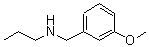 CAS 登录号：764651-75-4， N-(3-甲氧基苄基)-1-丙胺