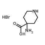CAS 登录号：76508-55-9， 4-氨基-4-哌啶羧酸氢溴酸盐(1:1)