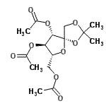 CAS 登录号:76512-89-5, 3,4,6-三-O-乙酰基-1,2-O-异亚丙基-beta-D-呋喃果糖