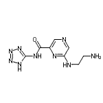 CAS 登录号：765237-25-0， 6-[(2-氨基乙基)氨基]-N-(1H-四唑-5-基)-2-吡嗪甲酰胺