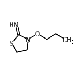 CAS 登录号：765243-68-3， 3-丙氧基-1,3-噻唑烷-2-亚胺