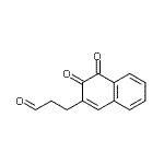 CAS 登录号：765309-85-1， 3-(3,4-二氧代-3,4-二氢-2-萘基)丙醛