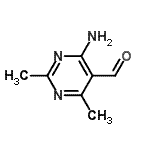 CAS 登录号：76574-47-5， 4-氨基-2,6-二甲基-5-嘧啶甲醛
