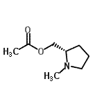 CAS 登录号：765898-58-6， [(2S)-1-甲基-2-吡咯烷基]甲基乙酸酯