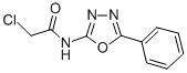 CAS#: 7659-20-3, 2-(Chloroacetamido)-5-phenyl-1,3,4-oxadiazole
