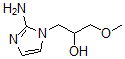 CAS#: 76620-73-0, 1-(2-Aminoimidazol-1-Yl)-3-Methoxypropan-2-Ol