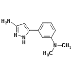 CAS 登录号：766519-87-3， 5-[3-(二甲基氨基)苯基]-1H-吡唑-3-胺