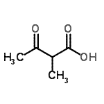 CAS#: 76652-88-5, 2-Methyl-3-oxobutanoic acid