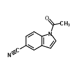 CAS 登录号：766535-96-0， 1-乙酰基-1H-吲哚-5-甲腈