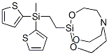 CAS 登录号：76666-19-8， 甲基-二(噻吩-2-基)-[2-(4,6,11-三氧杂-1-氮杂-5-硅杂双环[3.3.3]十一烷-5-基)乙基]硅烷