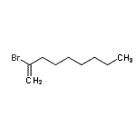 CAS 登录号：76692-34-7， 2-溴-1-壬烯