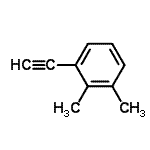 CAS 登录号：767-87-3， 1-乙炔基-2,3-二甲基苯