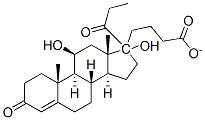 CAS#: 76738-96-0, (11beta,17alpha)-11,17-Dihydroxy-17-(1-Oxopropyl)Androst-4-En-3-One 17-Butyrate