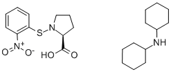 CAS 登录号：7675-53-8， 1-((2-硝基苯基)硫代)-L-脯氨酸二环己胺盐