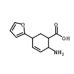 CAS 登录号：767596-75-8， 2-氨基-5-(2-呋喃基)-3-环己烯-1-羧酸