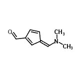 CAS 登录号：76794-25-7， (3E)-3-[(二甲基氨基)亚甲基]-1,4-环戊二烯-1-甲醛