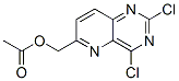 CAS 登录号:76807-55-1, 2,4-二氯-吡啶并(3,2-d)嘧啶-6-甲醇乙酸酯(酯)