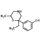 CAS 登录号：768312-48-7， 3-(2-乙基-6-甲基-2-吗啉基)苯酚