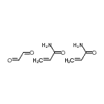 CAS 登录号：76843-24-8， 丙烯酰胺-乙烷二醛(2:1)