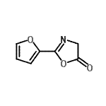 CAS 登录号：76877-10-6， 2-(2-呋喃基)-1,3-恶唑-5(4H)-酮