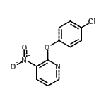 CAS#: 76893-45-3, 2-(4-Chlorophenoxy)-3-nitropyridine
